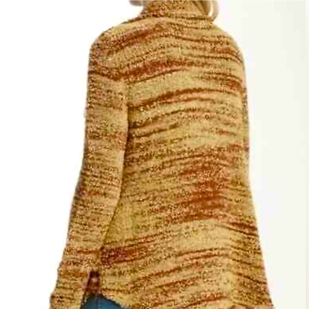 Free People Womens Zebra Yarn Knit Button‎ Down Wool Cardigan Jacket Sz S Autumn - Picture 3 of 12